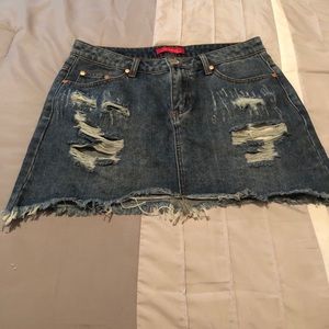 Jean skirt